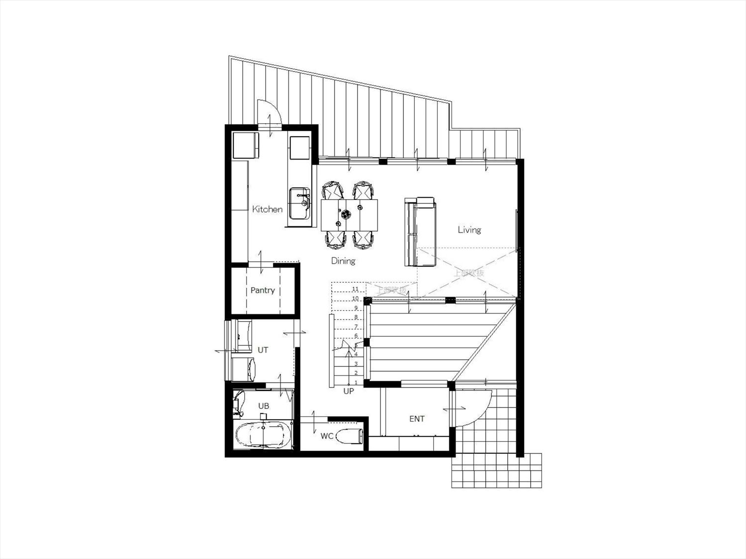 1-1_page-0001-1_R D区画の参考間取り1F|稲沢の注文住宅用分譲地